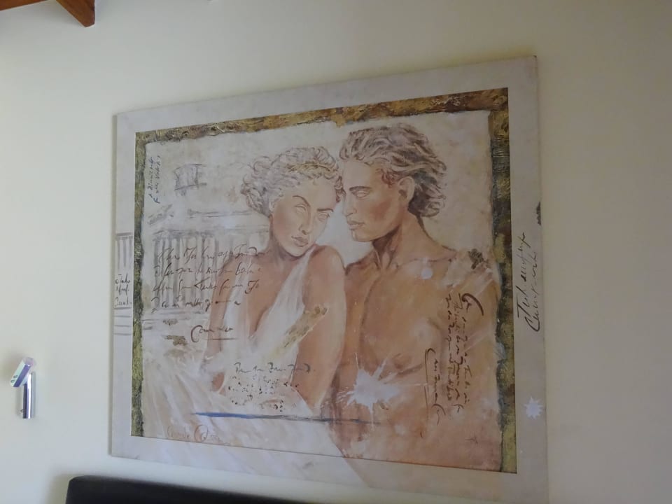 Bild über dem Bett Hotel Maistrali