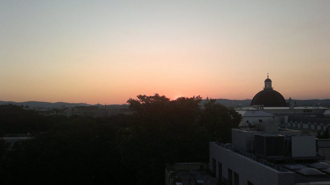 Blick von Terrasse, Zimmer 826 Austria Trend Hotel Savoyen Vienna