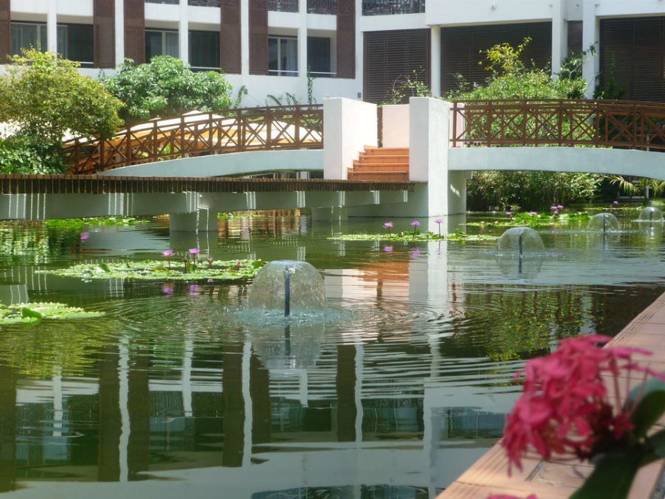 Teichanlage Hotel Lanka Princess Ayurveda