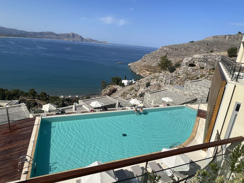 Ausblick Lindos Blu, Luxury Hotel & Suites - Adults only
