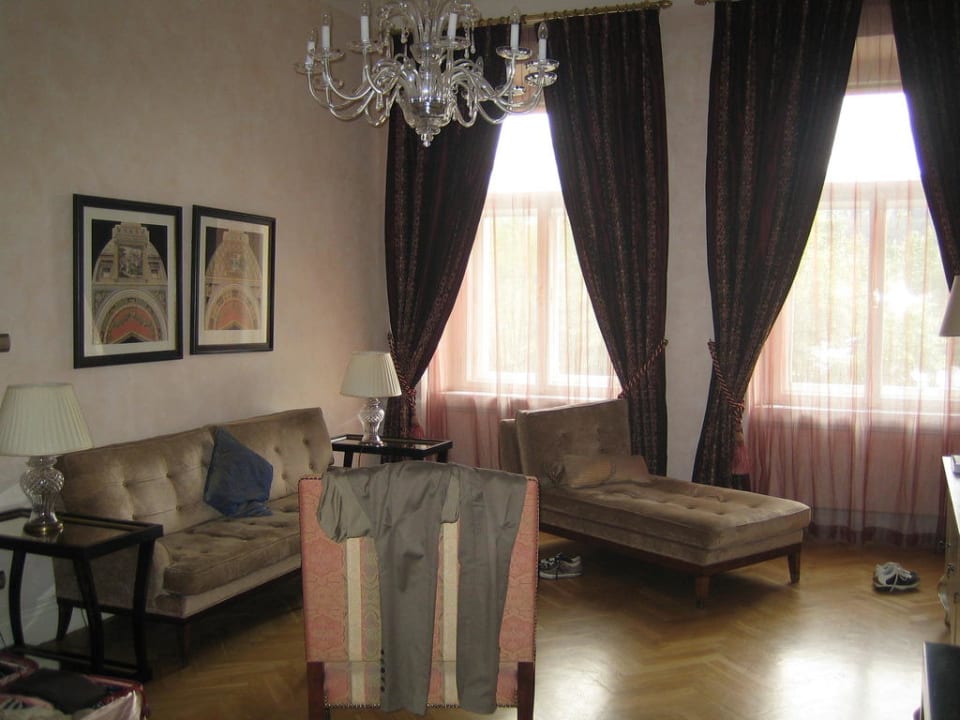Wohnzimmer The Mozart Prague - Preferred Hotels & Resorts