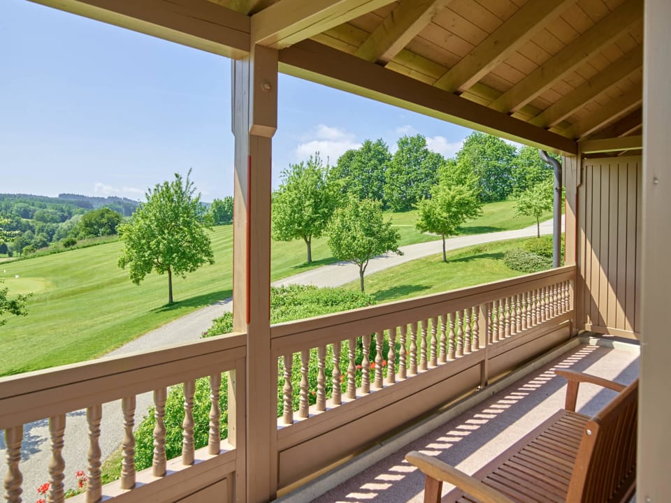 Blick vom Balkon Gutshof Brunnwies
