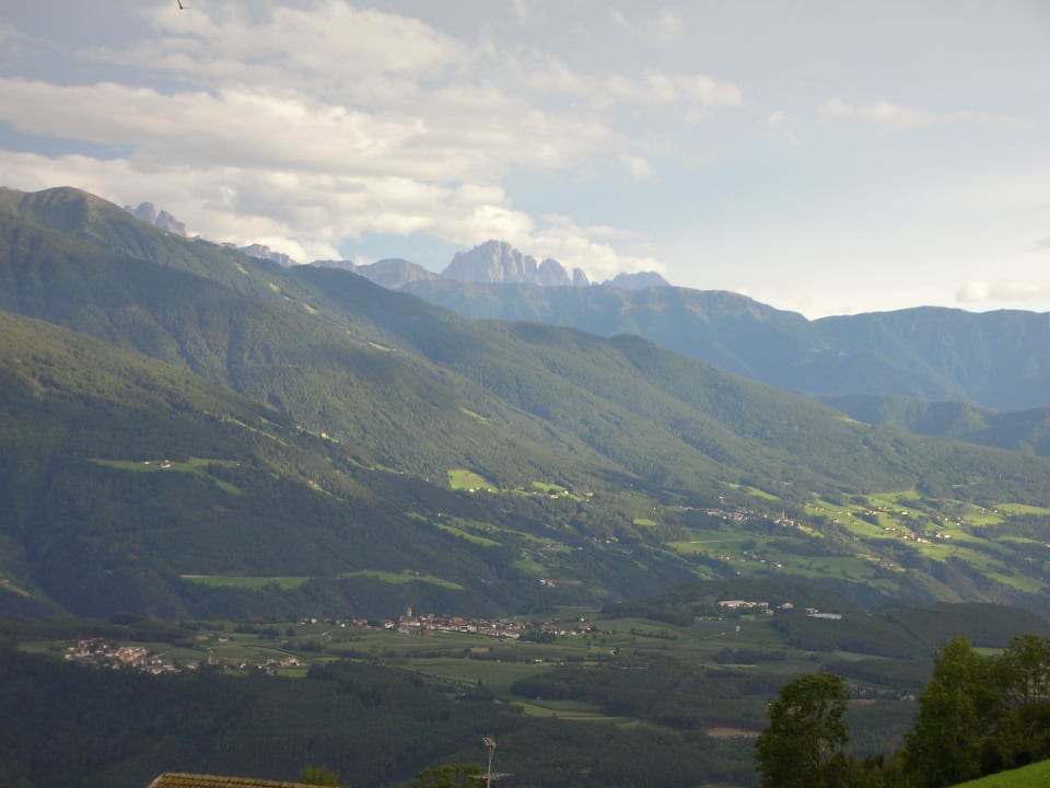 Ausblick aus unserem Zimmer Pension Sonnenhof