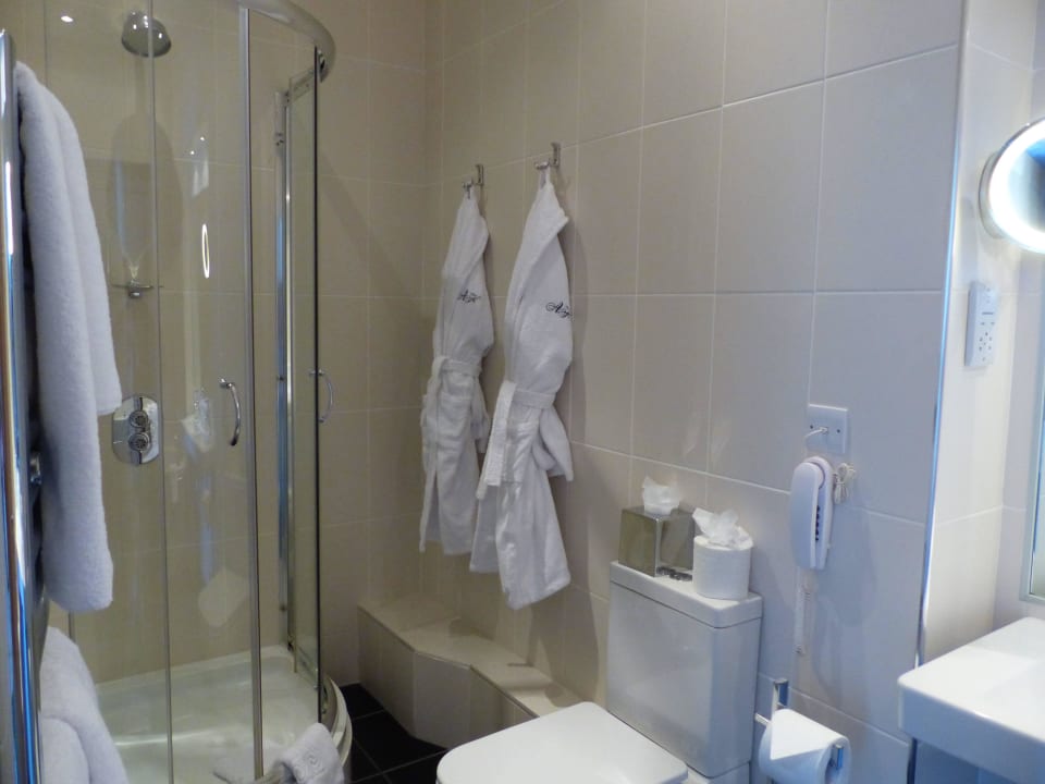 Toilette und Dusche Hotel Atlantic Newquay