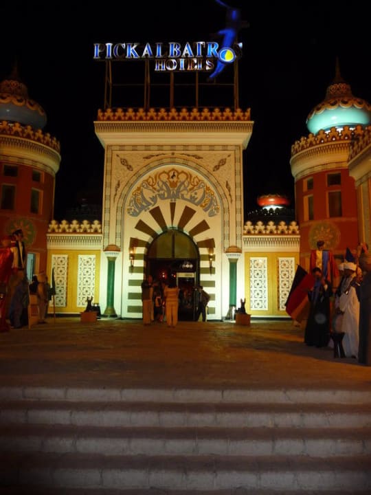 Eingang vom Hotel Pickalbatros Alf Leila Wa Leila Resort - Neverland Hurghada