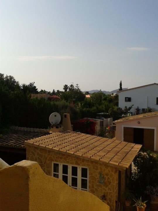 Ausblick in die rückwärtige Umgebung Apartments Julia