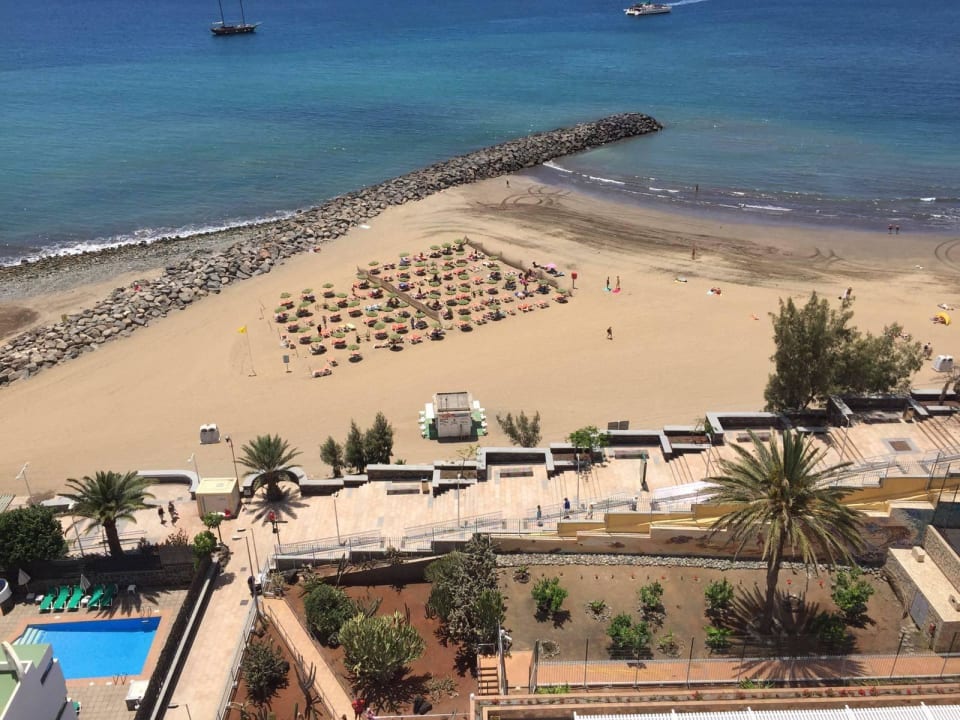 Vistas playa desde la terraza 518 Hotel Europalace