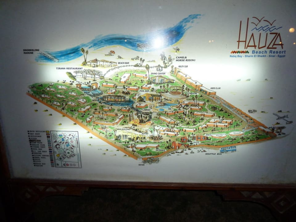 Lageplan Hotelanlage Hotel Hauza Beach Resort