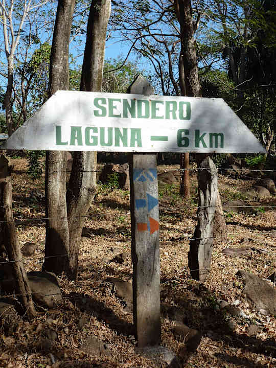 Wegweiser                                          Albergue Ecológico El Porvenir