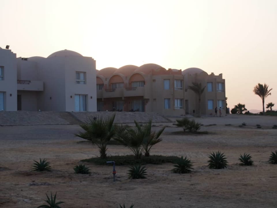 Widok na hotel z plaży Three Corners Sea Beach Resort