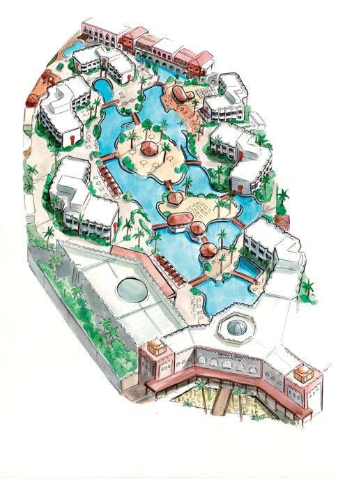 Die große Poolanlage  Ghazala Gardens