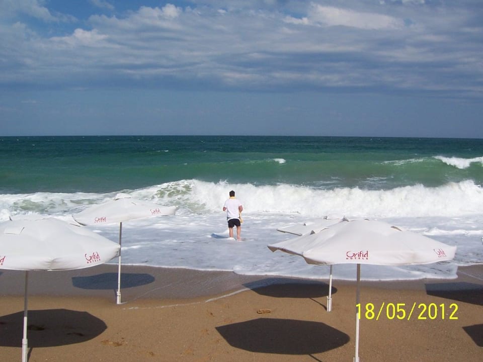 Super hohe Wellen, da macht das Baden Spaß GRIFID Vistamar
