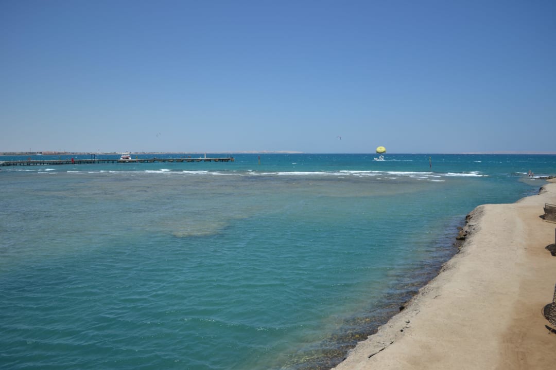 Na końcu plaży, przy mini rafie Desert Rose
