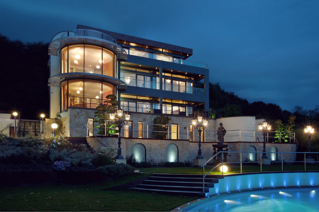 Villa Via Lapis bei Nacht Villa Via Lapis