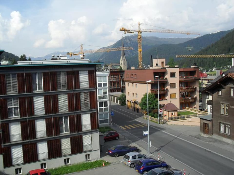 Ausblick vom Zimmer Club Hotel Davos - Rooms only