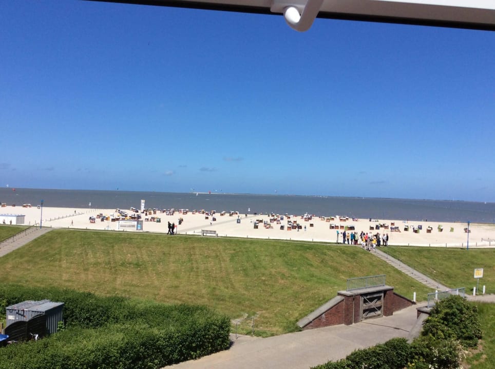 Blick vom Balkon Suite 32 Janssen's