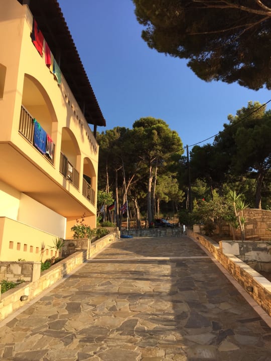 Eine der vielen Steigungen Hotel Forest Park