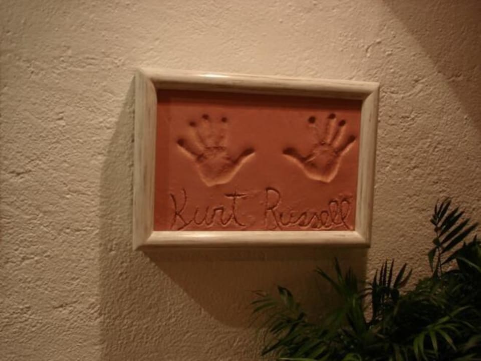 Handabdruck - Kurt Russell Hotel Las Brisas