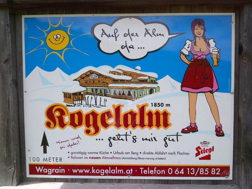 Hoch auf die Alm... Gasthof Kogelalm