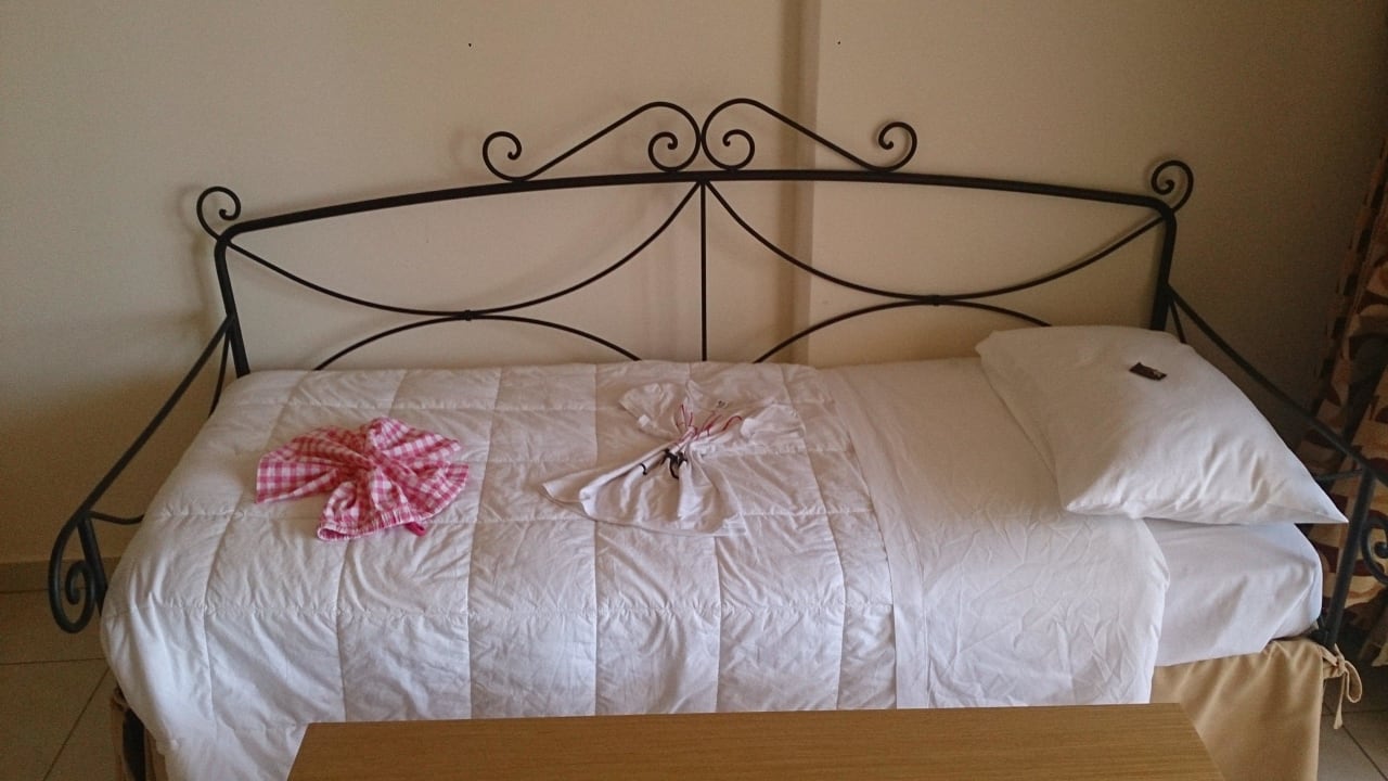 Saubere intakte Betten für Familien mit Kindern Hotel Kalithea Mare Palace