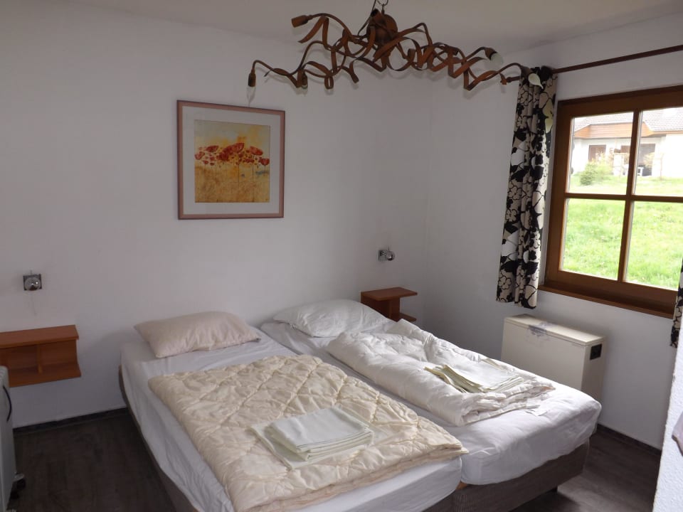 Schlafzimmer Appartement Ferienpark Frankenau