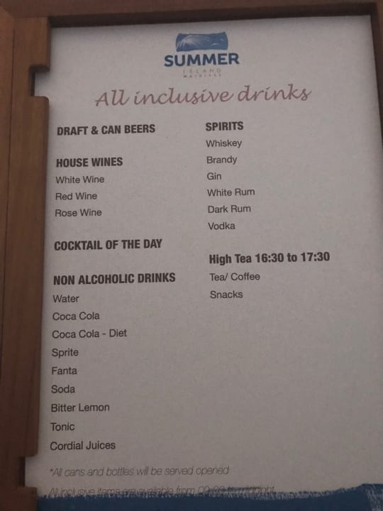 Gastro Summer Island Maldives