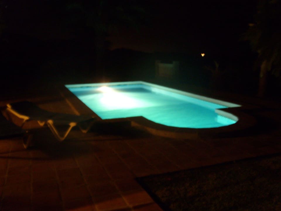 Pool bei Nacht Casa Jardin Bolero