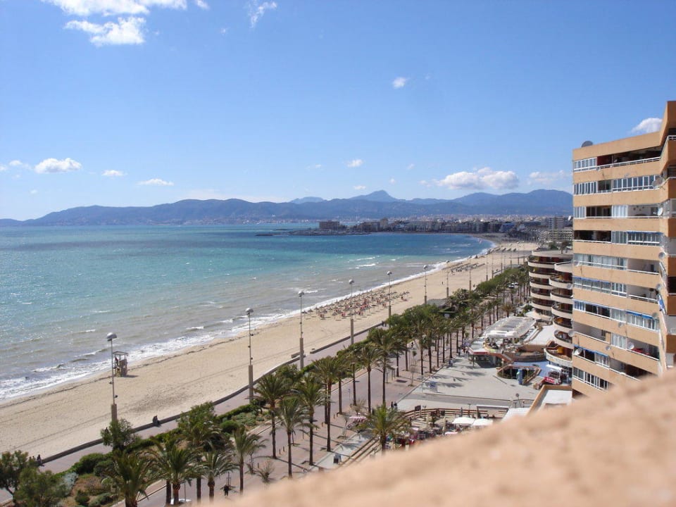 Blick nach Palma allsun Hotel Pil-lari Playa