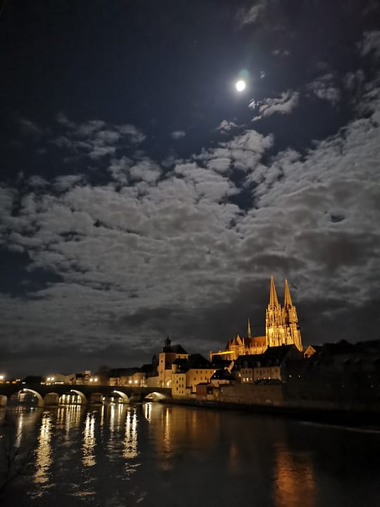 Ausblick Sorat Insel Hotel Regensburg