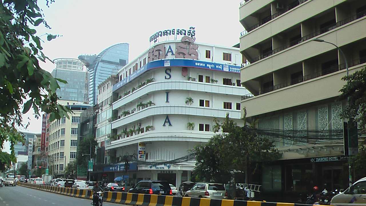 Strassenseite Hotel Asia