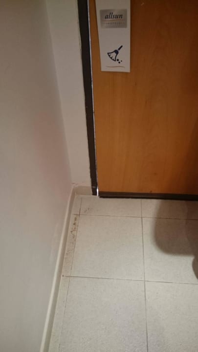 Sägemehl im Zimmer allsun App.-Hotel Esquinzo Beach