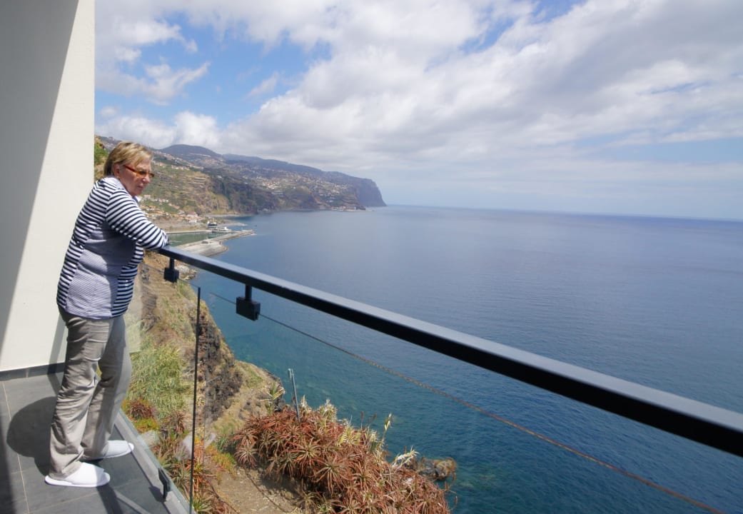 Blick aus Meerblickzimmer Hotel Estalagem da Ponta do Sol