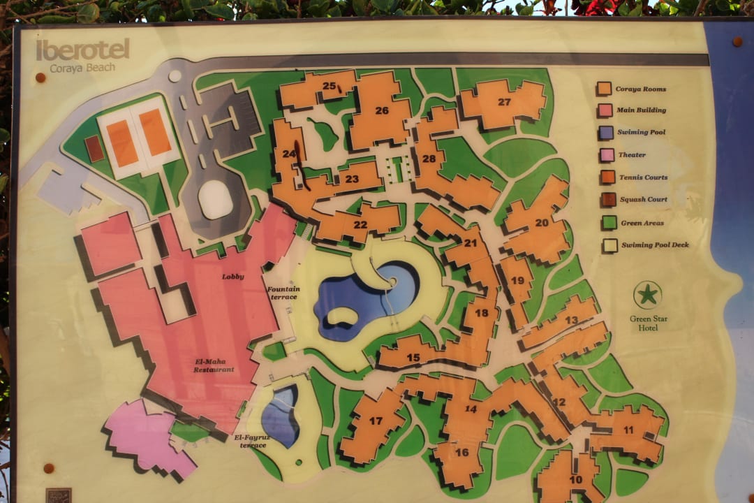 Ansicht von oben Steigenberger Coraya Beach - Adults only