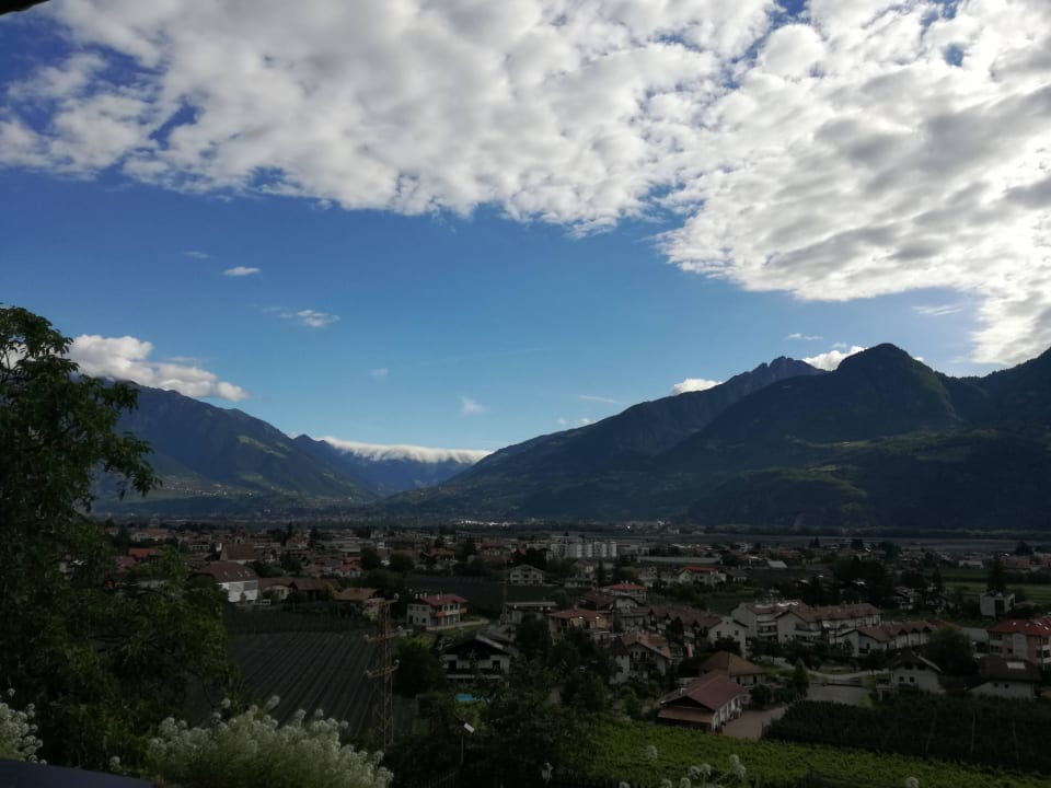 Blick vom Balkon Garni Hotel Katzenthalerhof