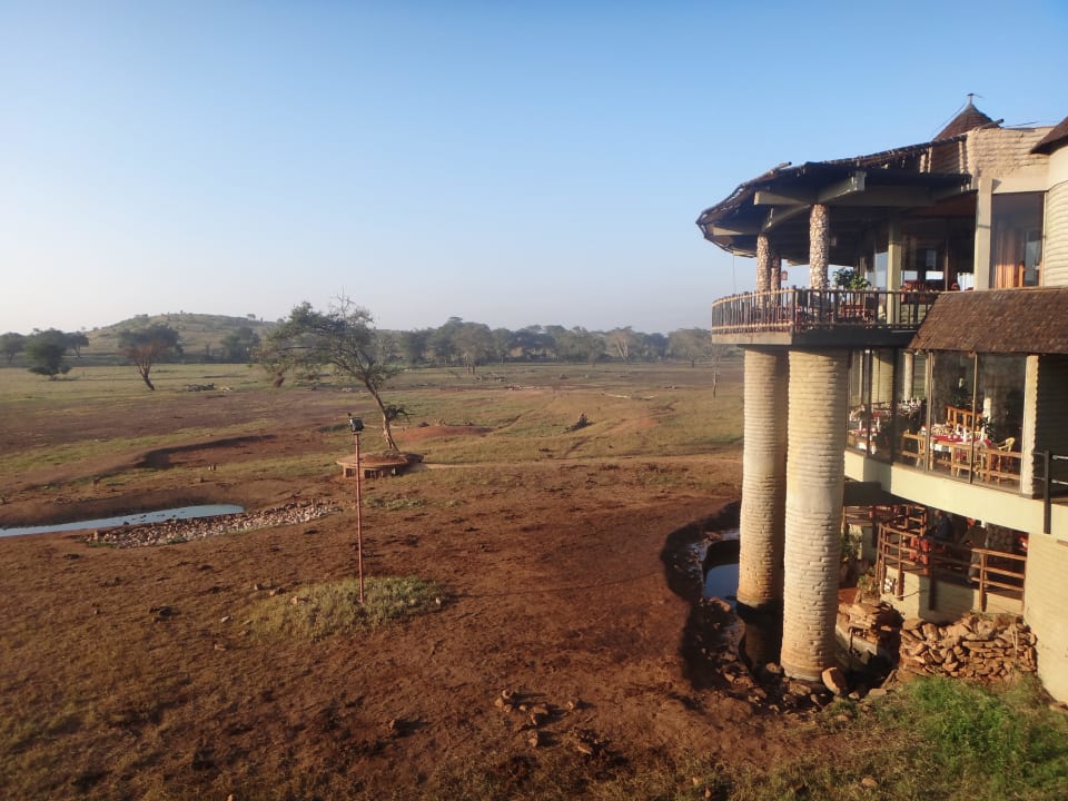 Blick aus den Zimmern Salt Lick Safari Lodge