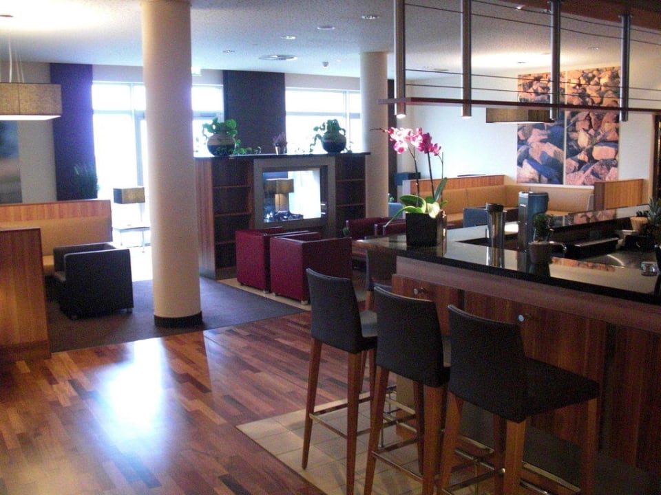 Bar im Erdgeschoss mit Seeblick Seehotel Fleesensee