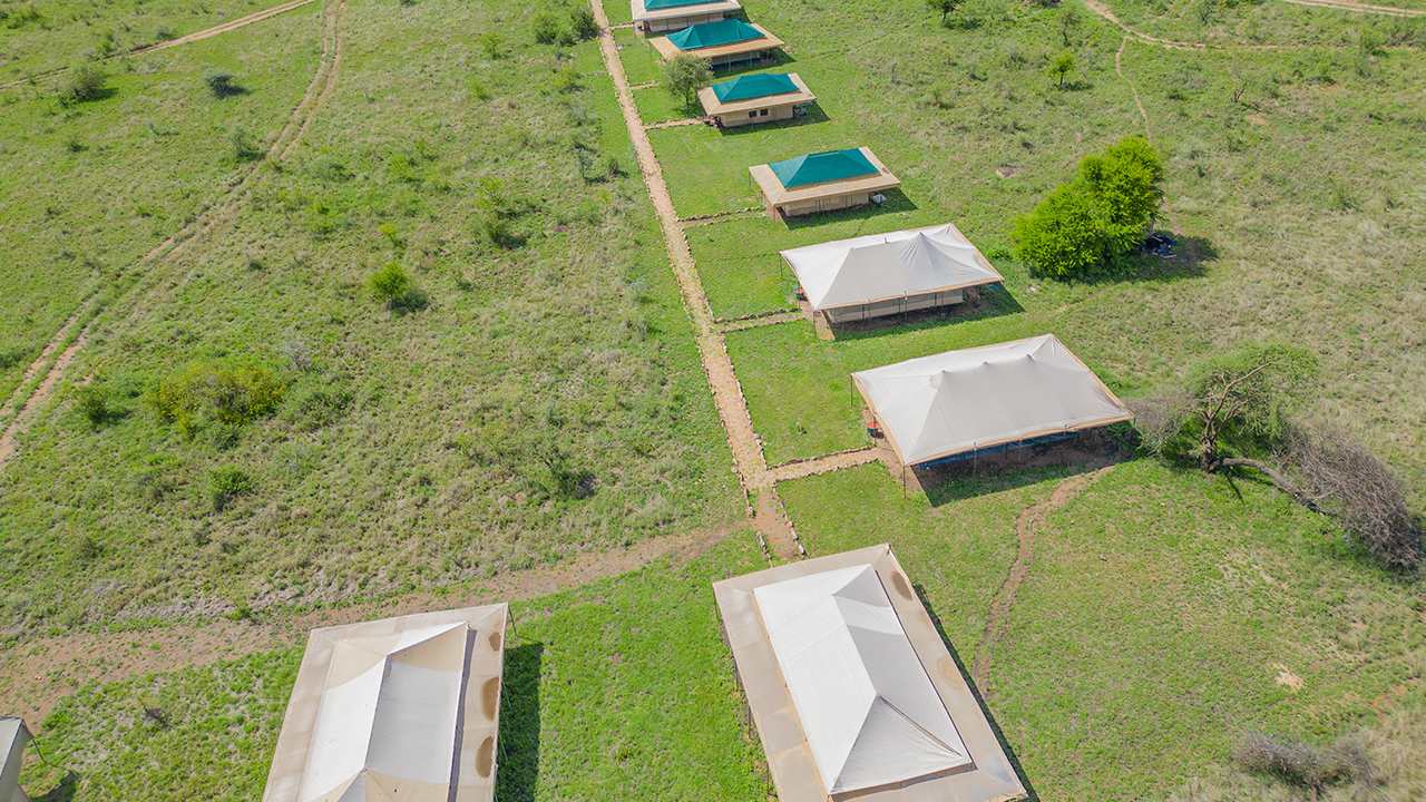 Ausblick Serengeti Wild Camp