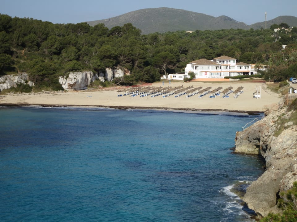 Rechte Strandbucht  blau punta reina