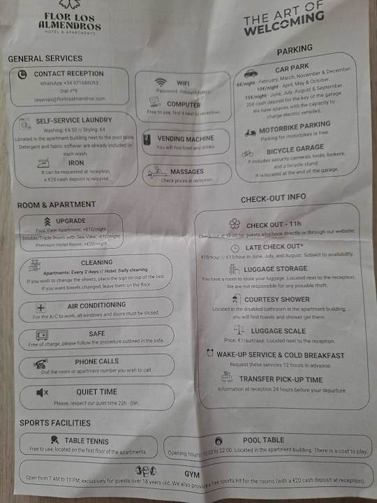 Sonstiges FLOR los Almendros Hotel