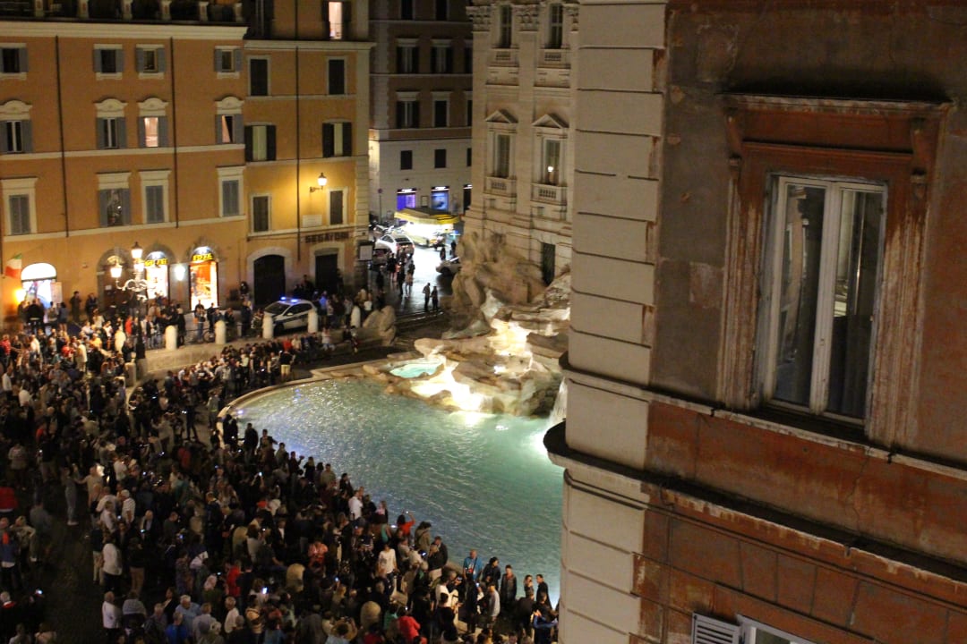 Ausblick Hotel Relais Fontana Di Trevi