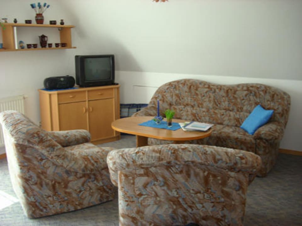 Wohnbereich Ferienwohnungen Baltique