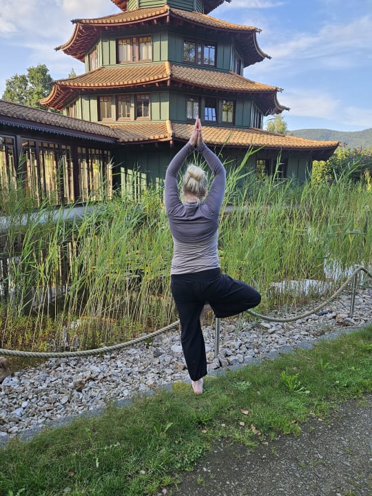 Gartenanlage Spirit & SPA Hotel Birkenhof am Elfenhain