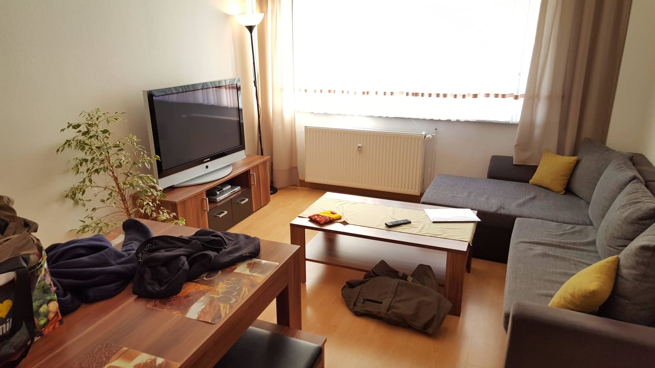 Wohnzimmer Ferienwohnung in Zwenkau