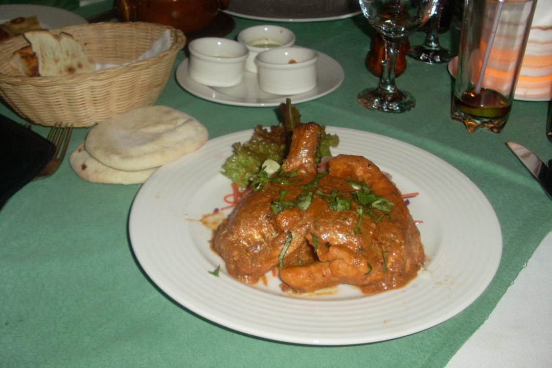 Excellent food in the indian restaurant at the ste Stella Beach Resort & Spa Makadi Bay