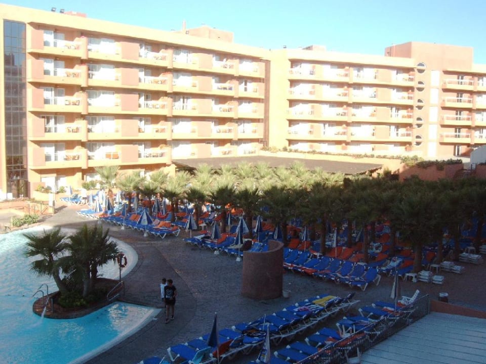 Playaluna Gartenanlage - morgens um 8.00 Uhr Hotel Best Roquetas