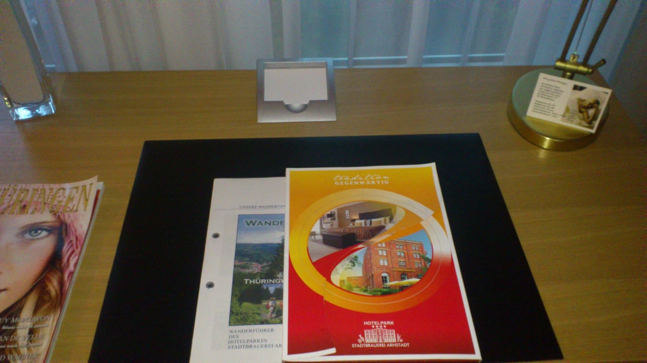 Wo ist ein Schreibstift ? Hotelpark Stadtbrauerei Arnstadt