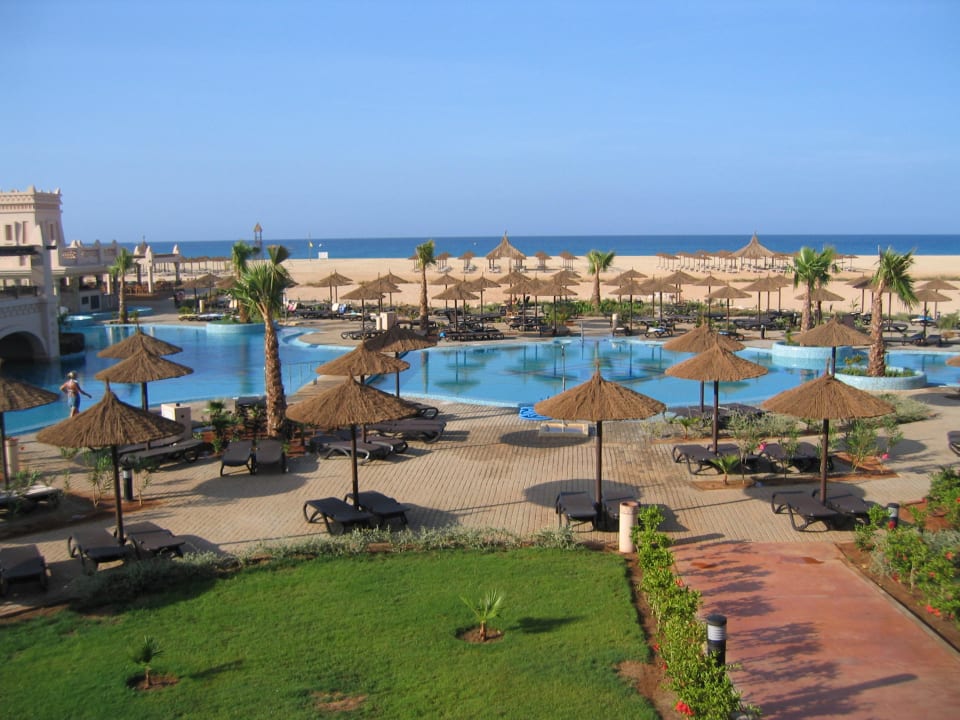 Ausblick aus unserem Zimmer Hotel Riu Touareg
