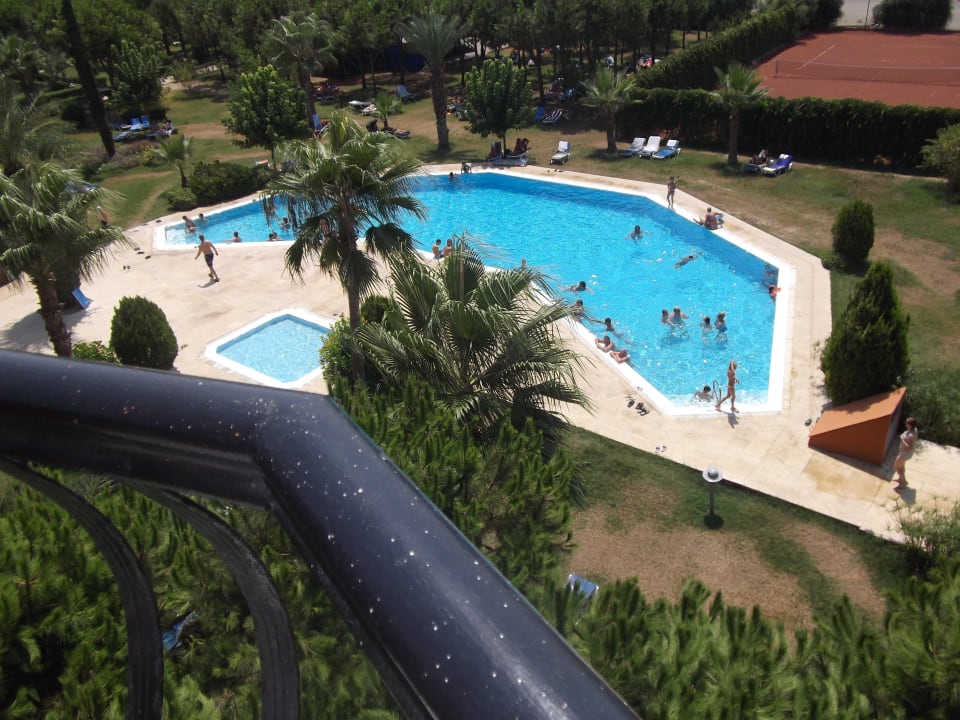 Auf dem Balkon Club Turtas Beach Hotel