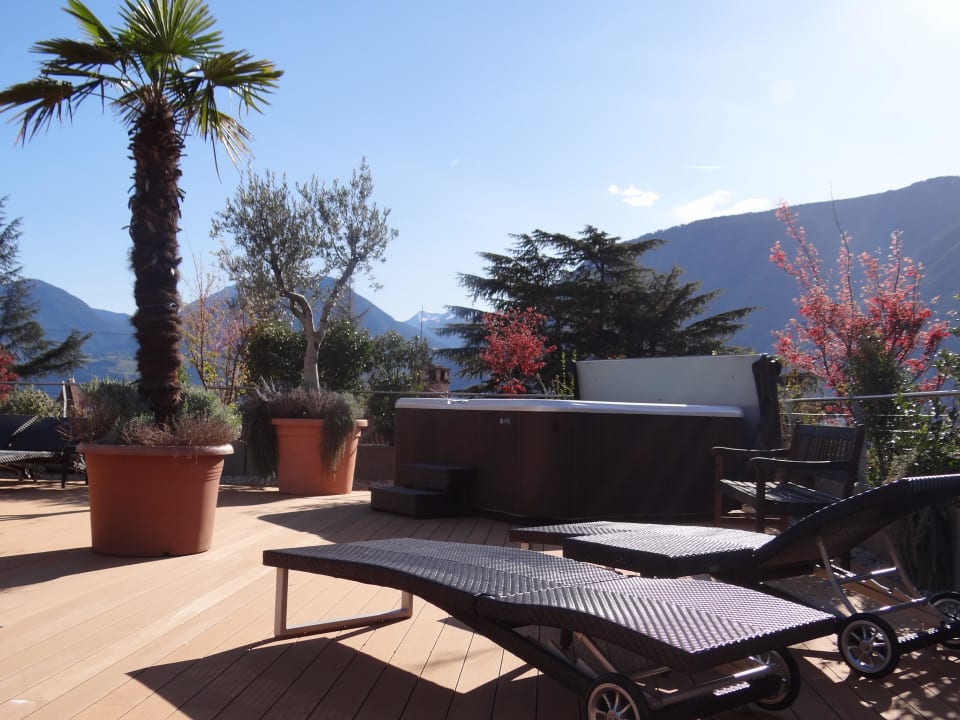 Dachterrasse Hotel Ansitz Plantiz