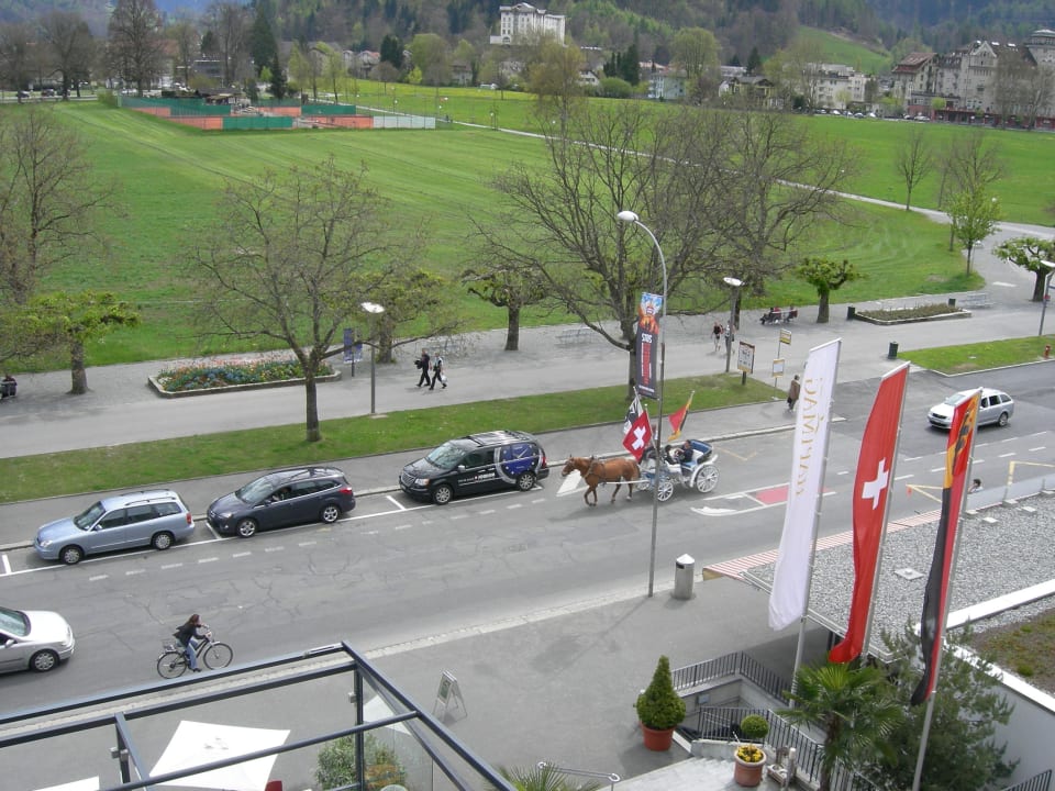 Vista dalla terrazza appartamento Hapimag Resort Interlaken